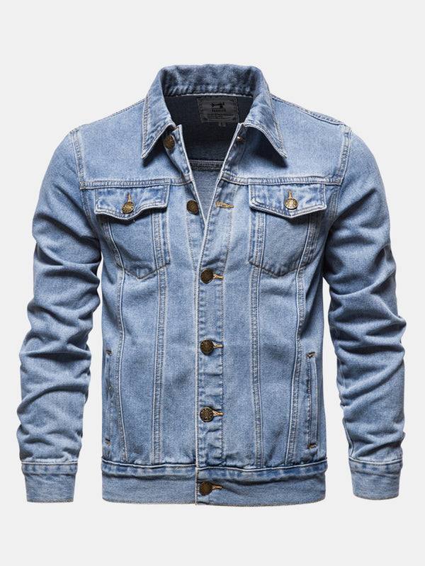 Veste en denim usé
