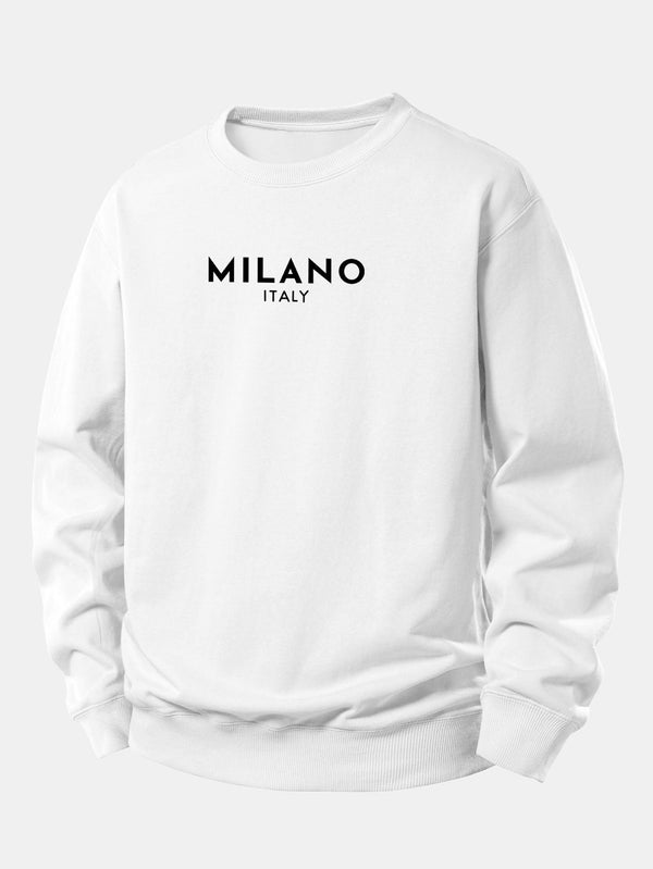 Milano Print Relax Fit Sweatshirt