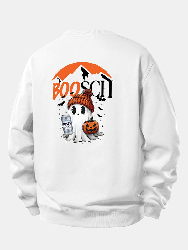 BOOSCH Beer Ghost Print Relax Fit Sweatshirt
