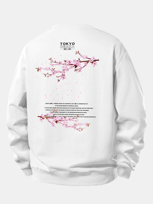 Tokyo Osaka Print Relax Fit Sweatshirt