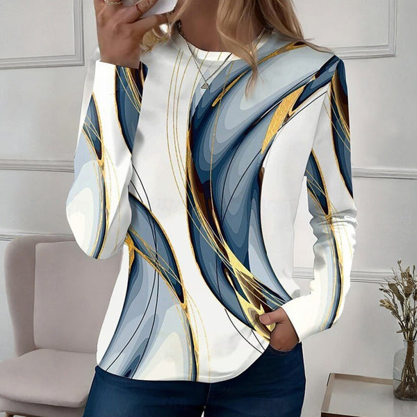 T-shirt Vintage à Dégradé de Couleurs