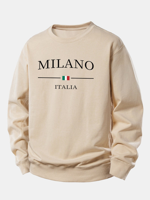 Relaxed Fit Milano Graphic Sweatshirt