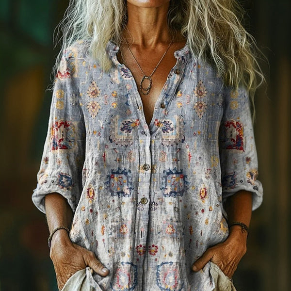 Chemisier Vintage Décontracté