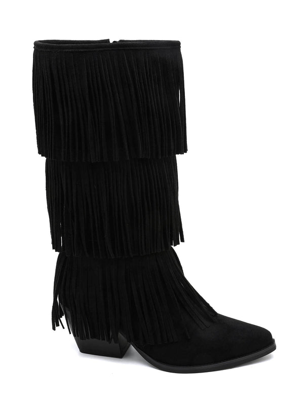 Bottes Fringes Noires