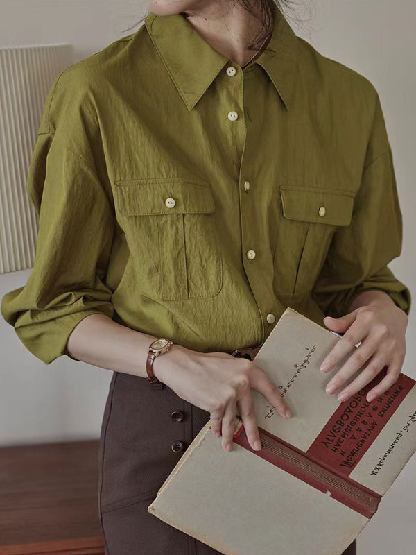 Chemise Plissée Vintage Isabella