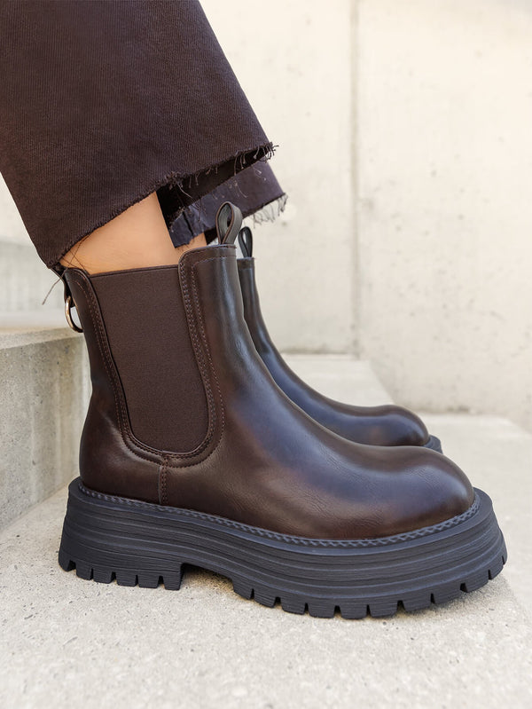 Bottes Yvanka Marron