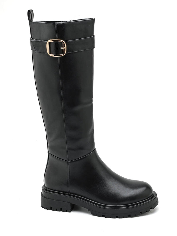 Bottes Hautes Noires Saar