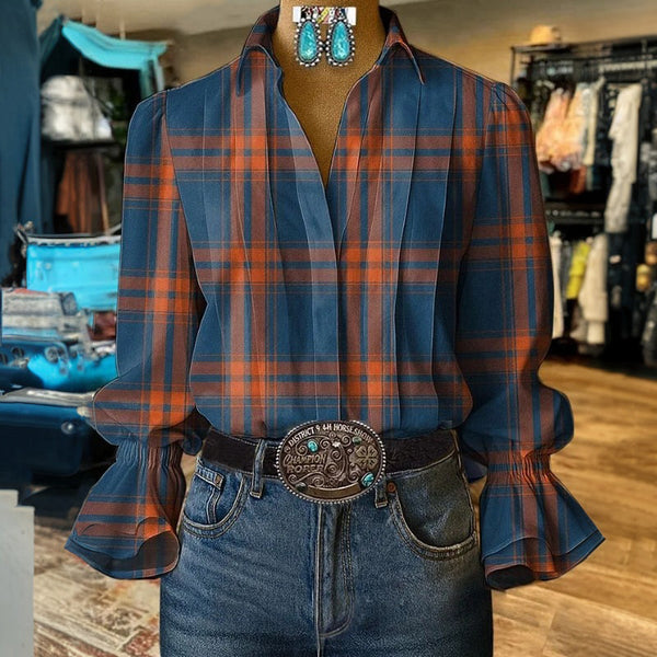 Blouse Vintages à Carreaux