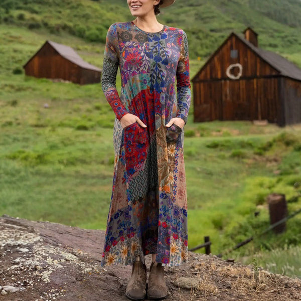 Robe Vintage Avec Imprimé Floral