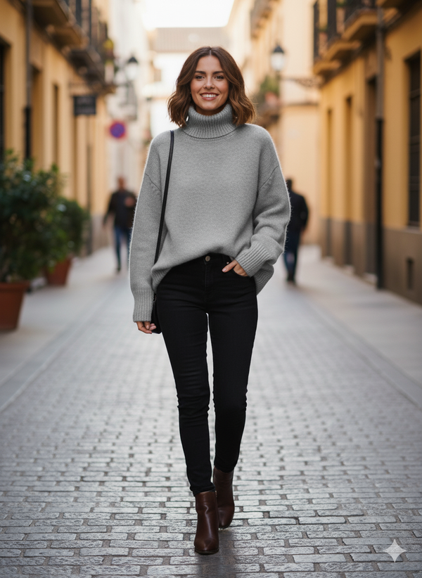 Isabella – Col haut en cachemire