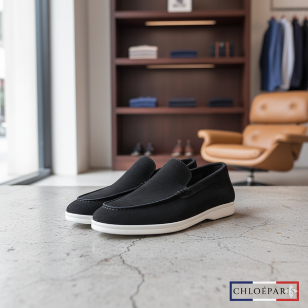 Mocassins en daim chic