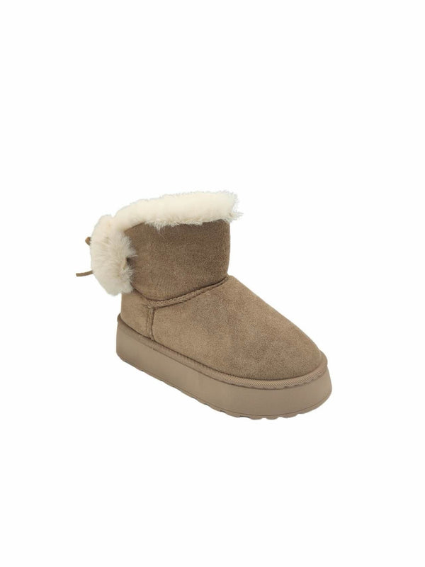 Bottes Furry Khaki Colinda