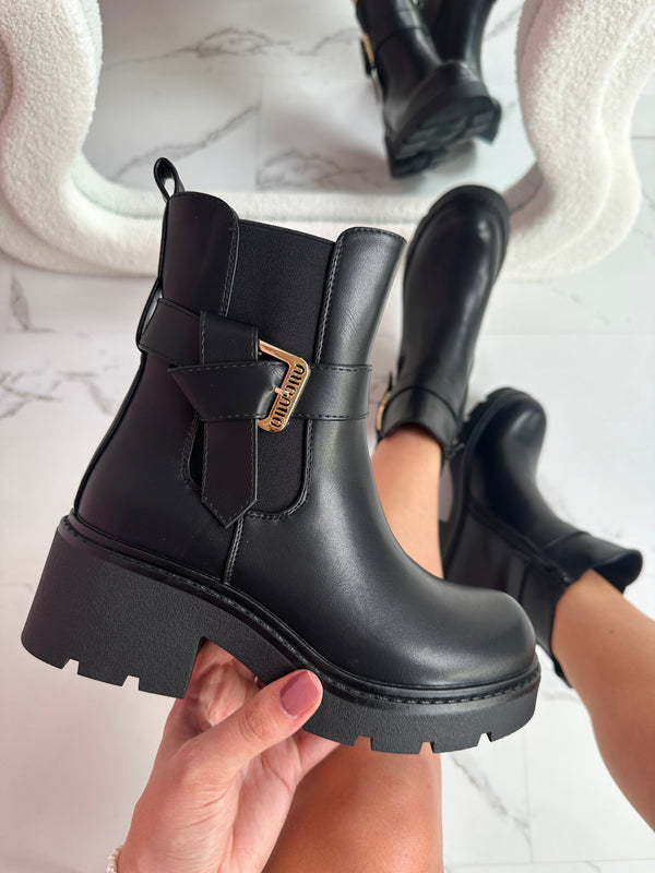 Bottes Noires Bianca