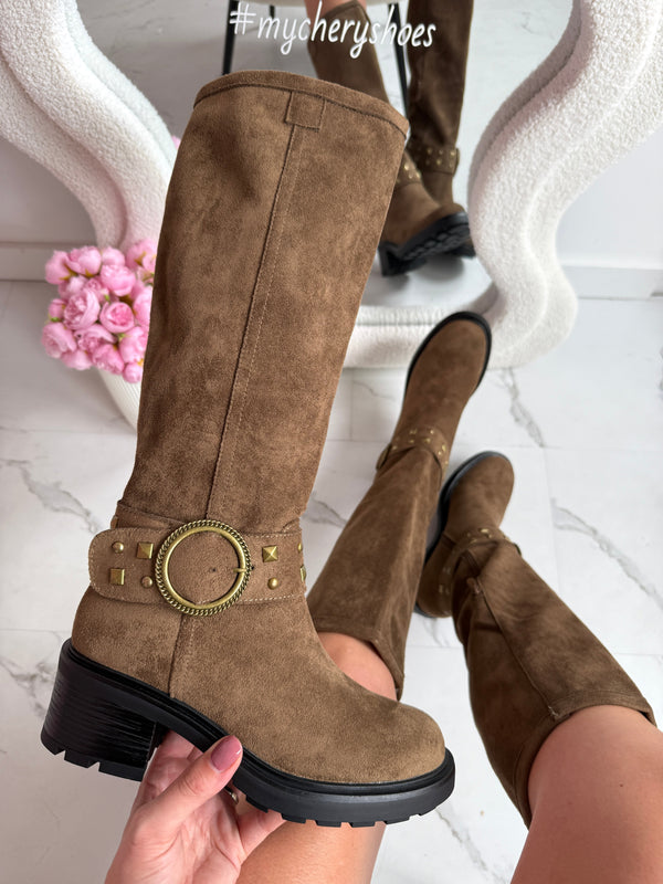 Bottes Hautes Tonia Taupe