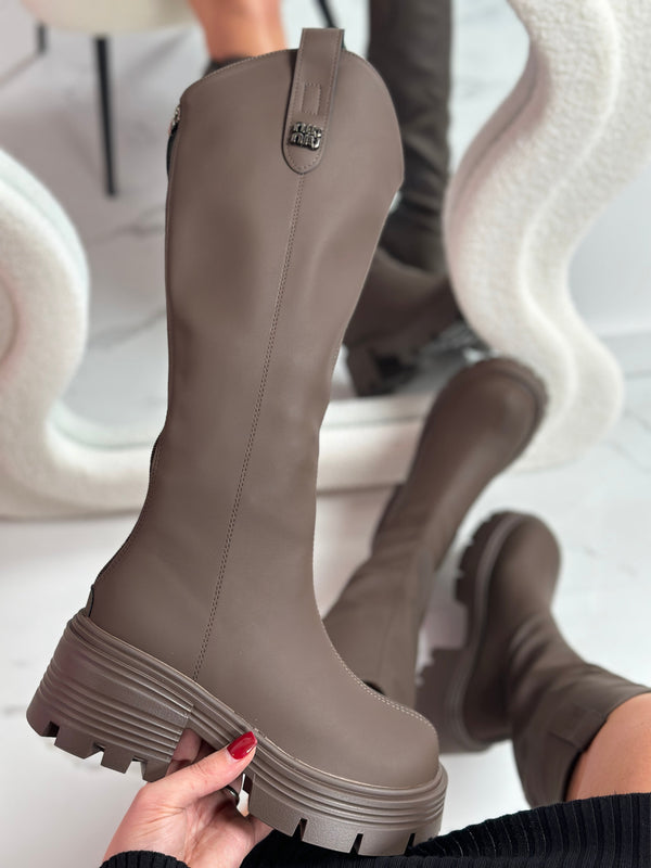 Bottes Marron Niu