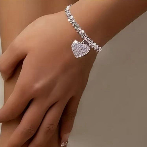 Bracelet en cœur vintage