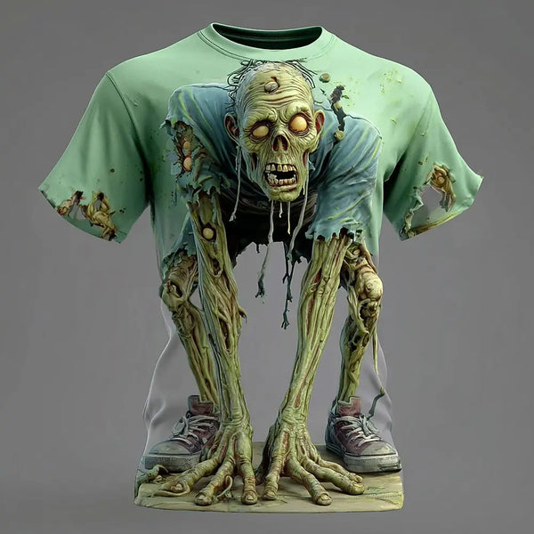 T-SHIRT 3D ZOMBIE ILLUSION (HOMME)