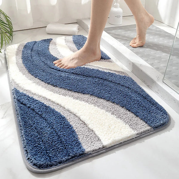 Tapis de bain en tissage de cachemire bio