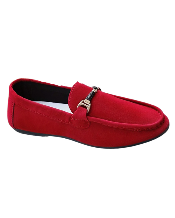 Mocassins d'affaires en daim