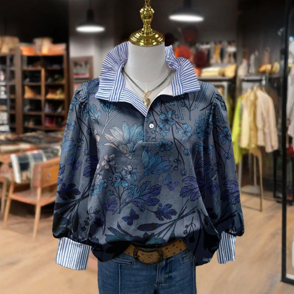 Chemisier Vintage à Imprimé Floral